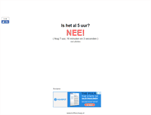 Tablet Screenshot of ishetal5uur.nl
